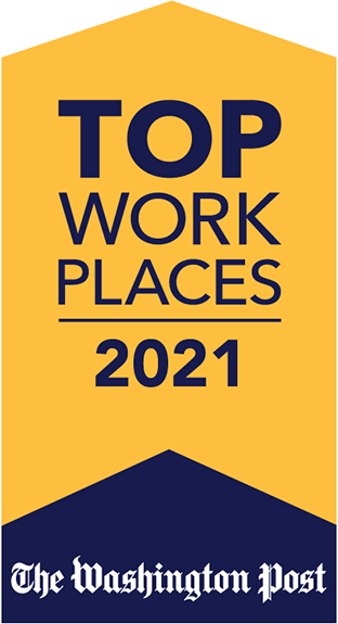 Washington Post 2021 Top Workplace award
