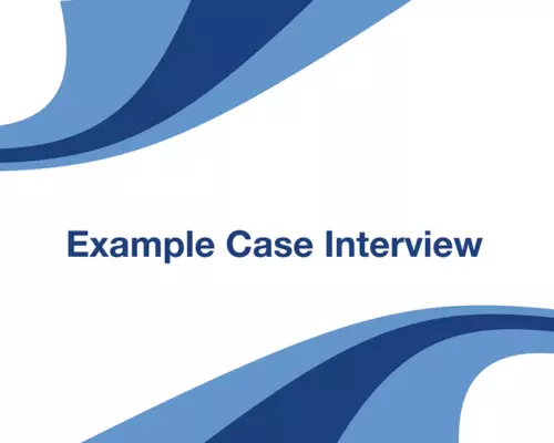Example case walkthrough