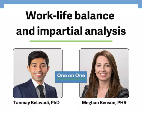 PhD Perspectives: Work-life balance and impartial analysis