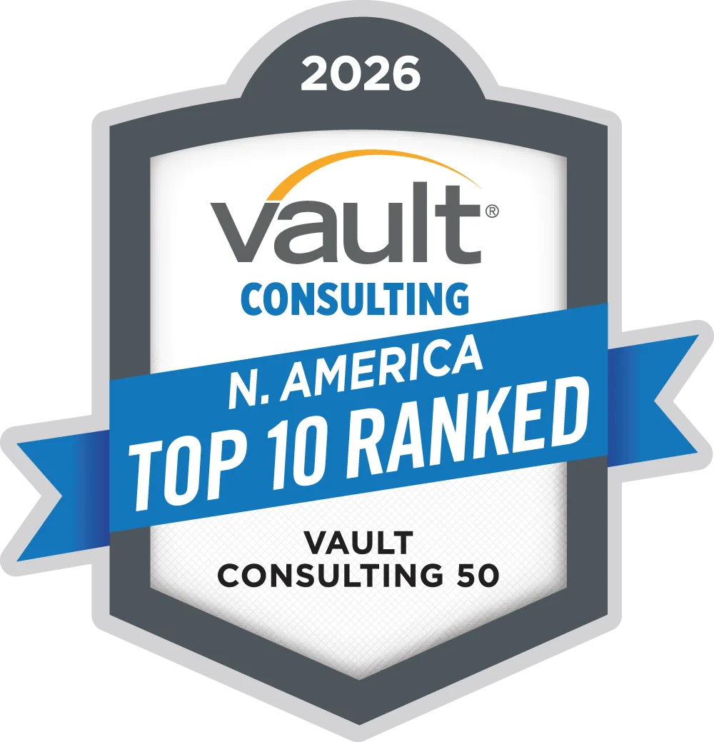 Vault Consulting 2026 Top 10 Ranked Firm