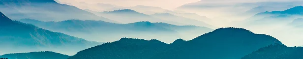 Mountain range at sunrise